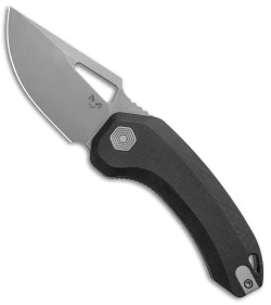 Damned Designs Djinn XL Liner Lock Knife Black G-10 (3" SW)