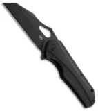 Bestech Knives Operator Liner Lock Knife Black G-10 (3.4" Black Stonewash)