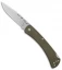Buck 110 Slim Pro Lockback Knife OD Green Micarta (3.75" Satin)