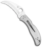 Spyderco Harpy Lockback Knife Stainless Steel (2.75" Satin Full Serr) C08S