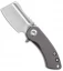 Kansept Knives Mini Korvid Frame Lock Knife Bronze Titanium (1.5" Satin S35VN)