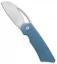 Kansept Knives Goblin XL Frame Lock Knife Blue Titanium (3.5" SW) K1016A5