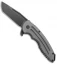 Jake Hoback Knives Husky Frame Lock Knife Titanium (3.75" Black SW)