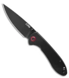 CJRB Feldspar Liner Lock Knife Black G-10 (3.5" Black)