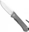 Chris Reeve Umnumzaan Frame Lock Knife Titanium (3.7" Satin)