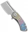 Kansept Knives Mini Korvid Frame Lock Knife Spectrum Titanium (1.5" SW S35VN)