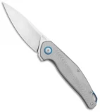 MKM Anso Goccia Liner Lock Flipper Knife Titanium (3.25" Satin)