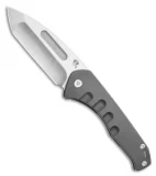 Medford Praetorian Slim Frame Lock Knife Tanto (3.3" Tumbled)