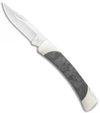 Buck The 55 Lockback Knife Marble CF/Nickel Silver (2.375" Satin S30V)