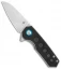Kizer Lieb Liner Lock Flipper Knife Black G-10 (2.32" Satin)  V2541N1