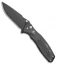 Spartan Blades Pallas Flipper Knife Black Aluminum (3.75" Black)