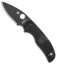Spyderco Native 5 Lightweight Lockback Knife Black FRN (3" Black) C41PBBK5