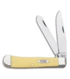 Case Trapper Knife 4.125" Yellow Delrin (3254 CV) 0161