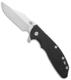 Hinderer Knives XM-24 Bowie Flipper Knife Black/Bronze Ti (4" SW)