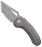 Damned Designs Oni XL Frame Lock Knife Titanium (3" SW)