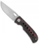 WingManEDC MTNT Mach 1 Liner Lock Knife Black/Red G-10  (3" Satin)
