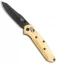 Benchmade 945 Mini Osborne Knife + Flytanium Brass Scales (2.9" Black)