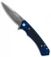 Case Cutlery Marilla Frame Lock Knife Blue Aluminum (3.4" Stonewash) 25882