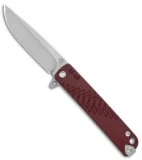 Medford M-48 Red Hybrid Frame Lock Knife Ti/Red (3.9" SW)