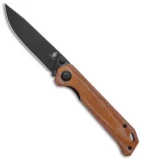 Kizer Azo Vanguard Series Begleiter Knife Natural Micarta (3.5" Black BD1N)