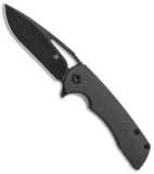 Kansept Knives Kryo Liner Lock Knife Carbon Fiber/G-10 (3.6" Black SW) T1001A3