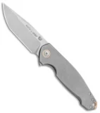 Viper Knives Vox Katla Liner Lock Knife Titanium (3" Stonewash) V5982TI