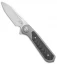 Liong Mah Design Zulu Frame Lock Knife Carbon Fiber/Ti (3.25" Satin)