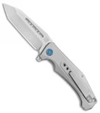 Artisan Cutlery Jungle Frame Lock Knife Gray Titanium (3.8" Stonewash)