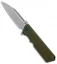 Artisan Cutlery Littoral Liner Lock Knife Green G-10 (3.75" Stonewash)