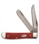 Case Cutlery American Workman Mini Trapper Traditional Knife 3.5" Red 13453