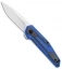 Kershaw Anso Fraxion Liner Lock Knife CF/Blue G-10 (2.75" Satin) 1160BLU