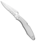 Spyderco Police Stainless Steel Folding Knife C07PS (4.125" Satin Serr)