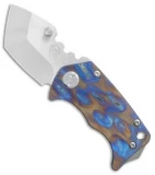 Medford Panzer Tanto Frame Lock Knife Flame/Polish (2.5" Tumbled) MKT