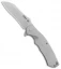 CRKT Rasp Frame Lock Flipper Knife Stainless Steel (3.67" Stonewash) 2081