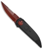 Paragon Phoenix Knife  Black (3.8" Red Cerakote Serr)