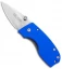 Linton Cutlery L-92027 Liner Lock Knife Blue (2.9" Satin) L-92027.233