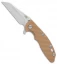 Hinderer XM-18 3.0  Wharncliffe Knife Coyote G-10 Bronze Ano (Stonewash)
