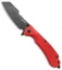 Daggerr Knives Rhino Liner Lock Knife Red G-10 (3.9" Black SW)