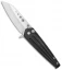 Medford Nosferatu Sheepsfoot Flipper Knife Black PVD Titanium (3.5" Satin)