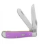 Case Knives Mini Trapper Knife Lilac Ichtus Synthetic (4207 SS) - 39163