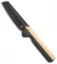 Arcform Slimfoot Frame Lock Knife Black Ti/Brass (3.3" Black) TuffKnives