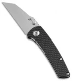 Kansept Knives Main Street Liner Lock Knife Carbon Fiber (3.4" Stonewash)