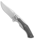 Reate Le Brun Coyote Frame Lock Knife Titanium w/ Wave CF (3.25" Bead Blast)