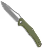 CIVIVI Fracture Drop Point Slip Joint Knife OD Green G-10  (3.5" BB/SW) C2009A