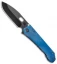 Medford 187DP Frame Lock Knife Dark Blue Anodized Ti  (4.25" Black  PVD) MKT