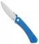 REVO Warden Spring Assist Liner lock Knife Blue G10 (3" Stonewash)