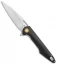 Artisan Cutlery Archaeo Liner Lock Knife Smooth Black G-10 (3.75" Stonewash)