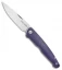 Viper Knives Vox Key Slip Joint Knife Purple G-10 (3.25" Satin)