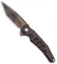 DSK Tactical Prick Frame Lock Knife Milled Flamed Ti (3.25" Tanto)