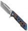 DSK Tactical Kickstand Frame Lock Knife Flamed Titanium (4.5" Tanto)